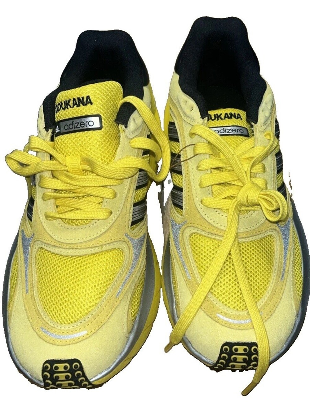 Adidas Adizero Goukana Light Yellow/Black/Silver, US Size 9
